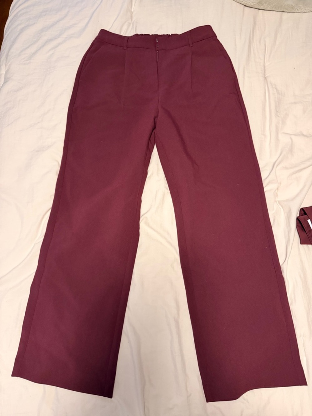 Old Navy Suit Wine Wide Leg Trousers and Blazer